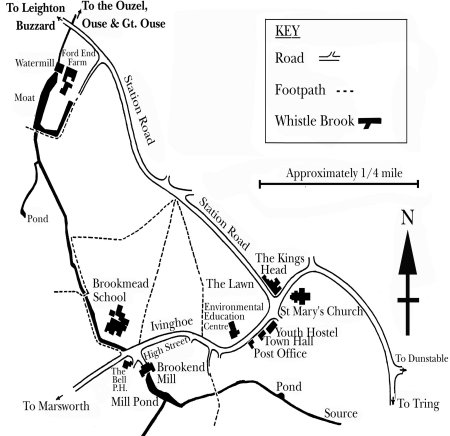 The route of the Whistlebrook